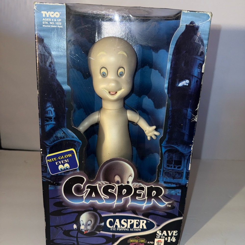 Rare 1994 Tyco Casper The Friendly Ghost 8 Inch NIB